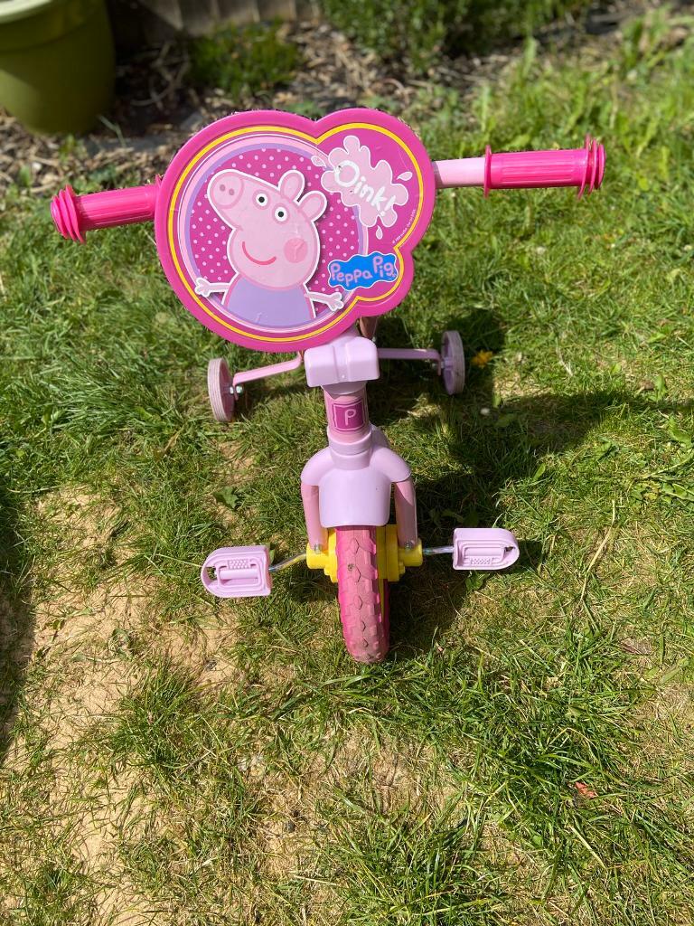 peppa pig first bike